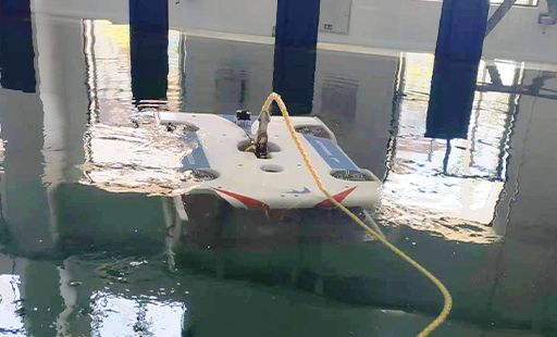R-150輕型作業(yè)級水下機(jī)器人在崖州灣檢驗平臺完成測試